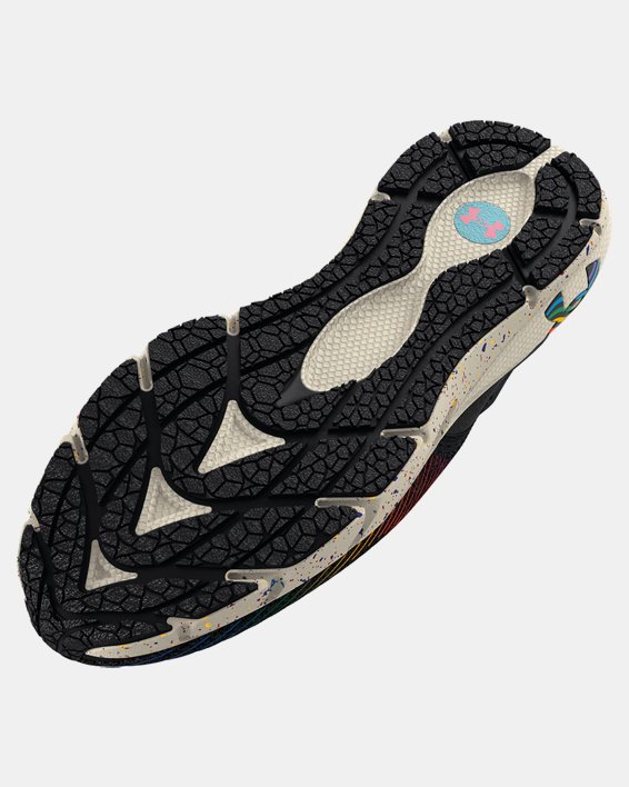 Unisex UA HOVR™ Phantom 2 IntelliKnit Slip Pride Running Shoes, Black, pdpMainDesktop image number 5